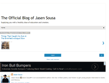 Tablet Screenshot of jasensousa.net